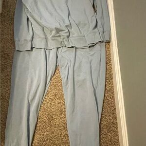 Stars Above Pajama Set - Light Blue Size XL